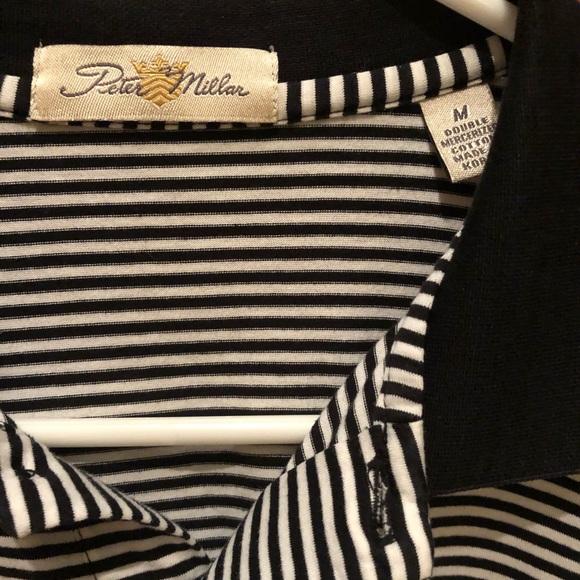 Peter Millar Double Mercerized Cotton Golf Polo M - Picture 4 of 8